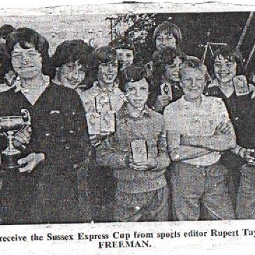 Nutley Juniors 1980s Sussex Express Cup